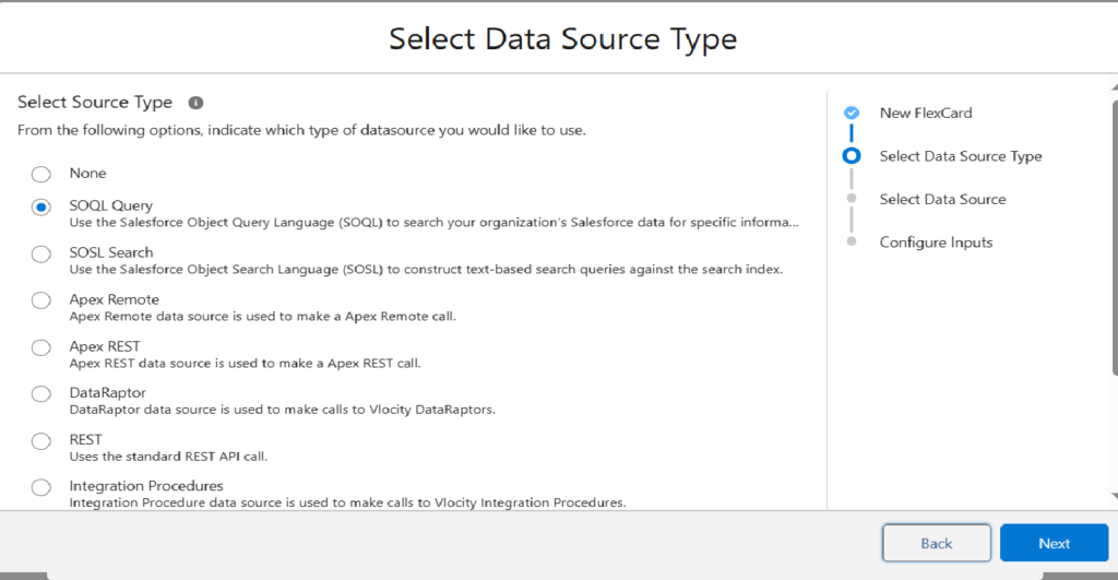How to use SOQL in FlexCard Show Data