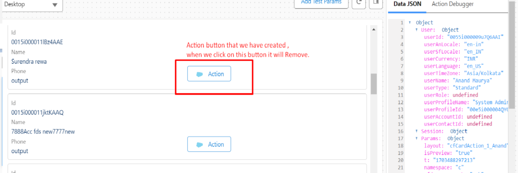Remove Action