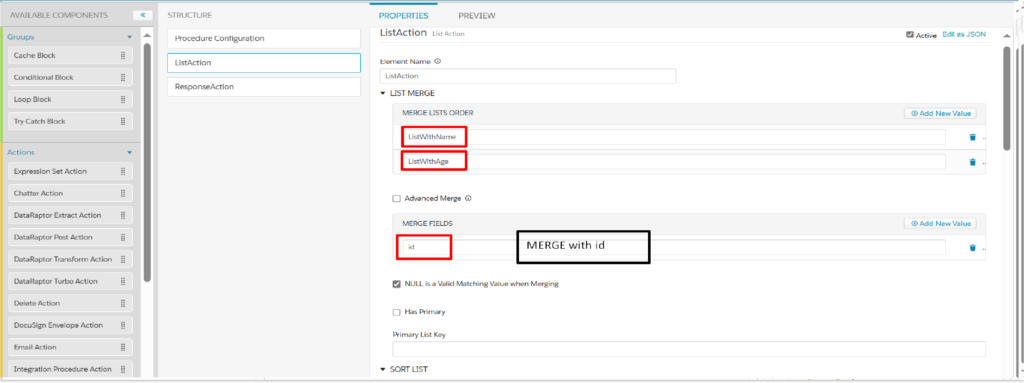 Integration Procedure